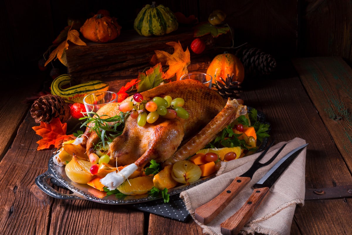 Aromatischer Gänsebraten mit Zitronen