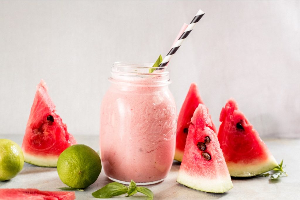 Melonen Smoothie mit Banane