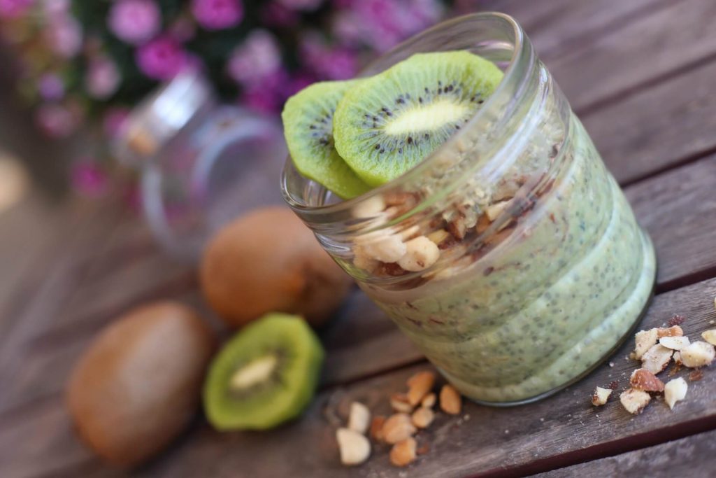 Overnight Oats mit Matcha