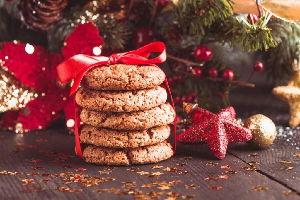 Schnelle Lebkuchen Kekse mit Haferflocken und Ingwer