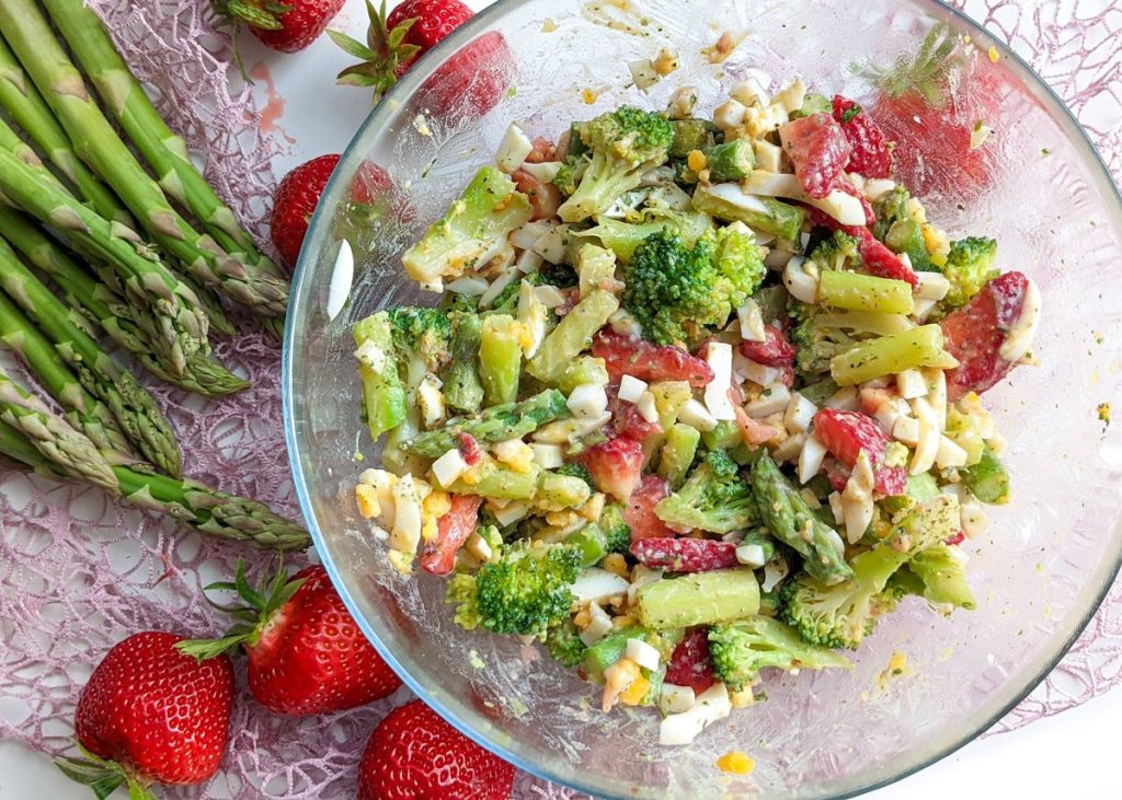 Spargelsalat mit Brokkoli