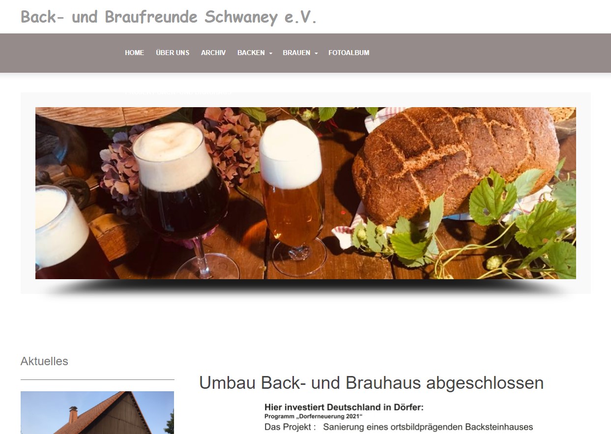 Back- und Braufreunde Schwaney e.V. - Brauhaus in Altenbeken