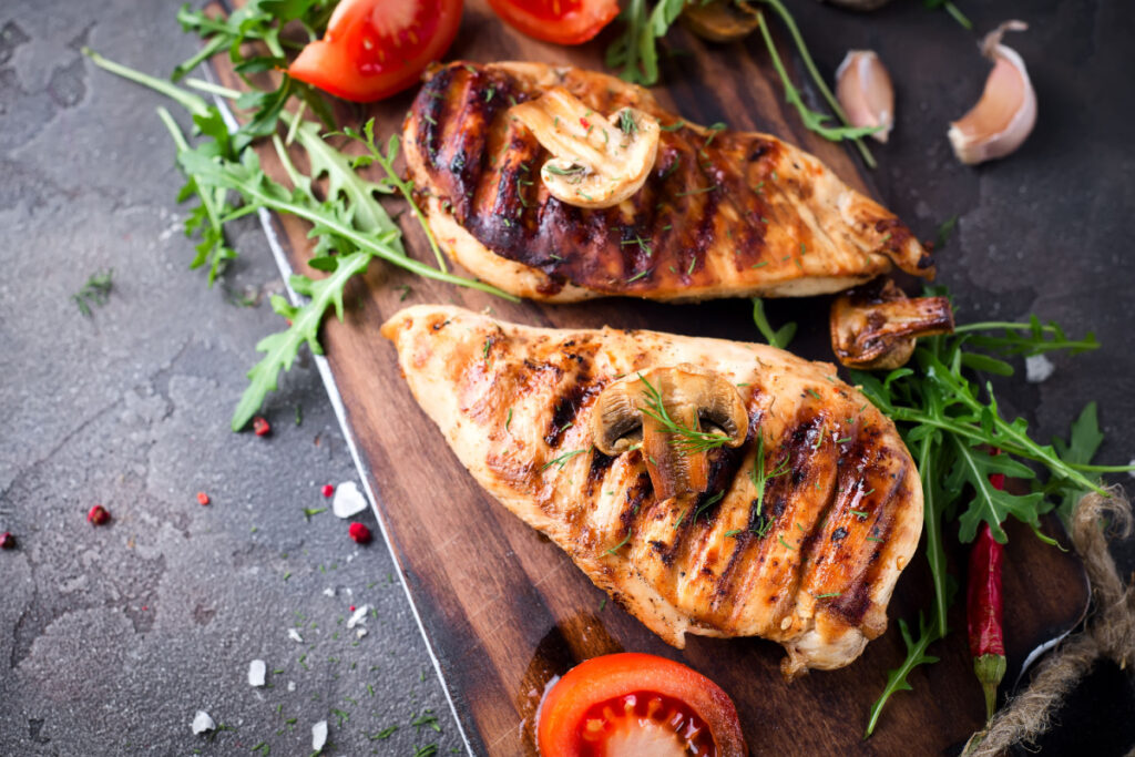 Gegrillte Hähnchenbrust Saftig, würzig, einfach köstlich