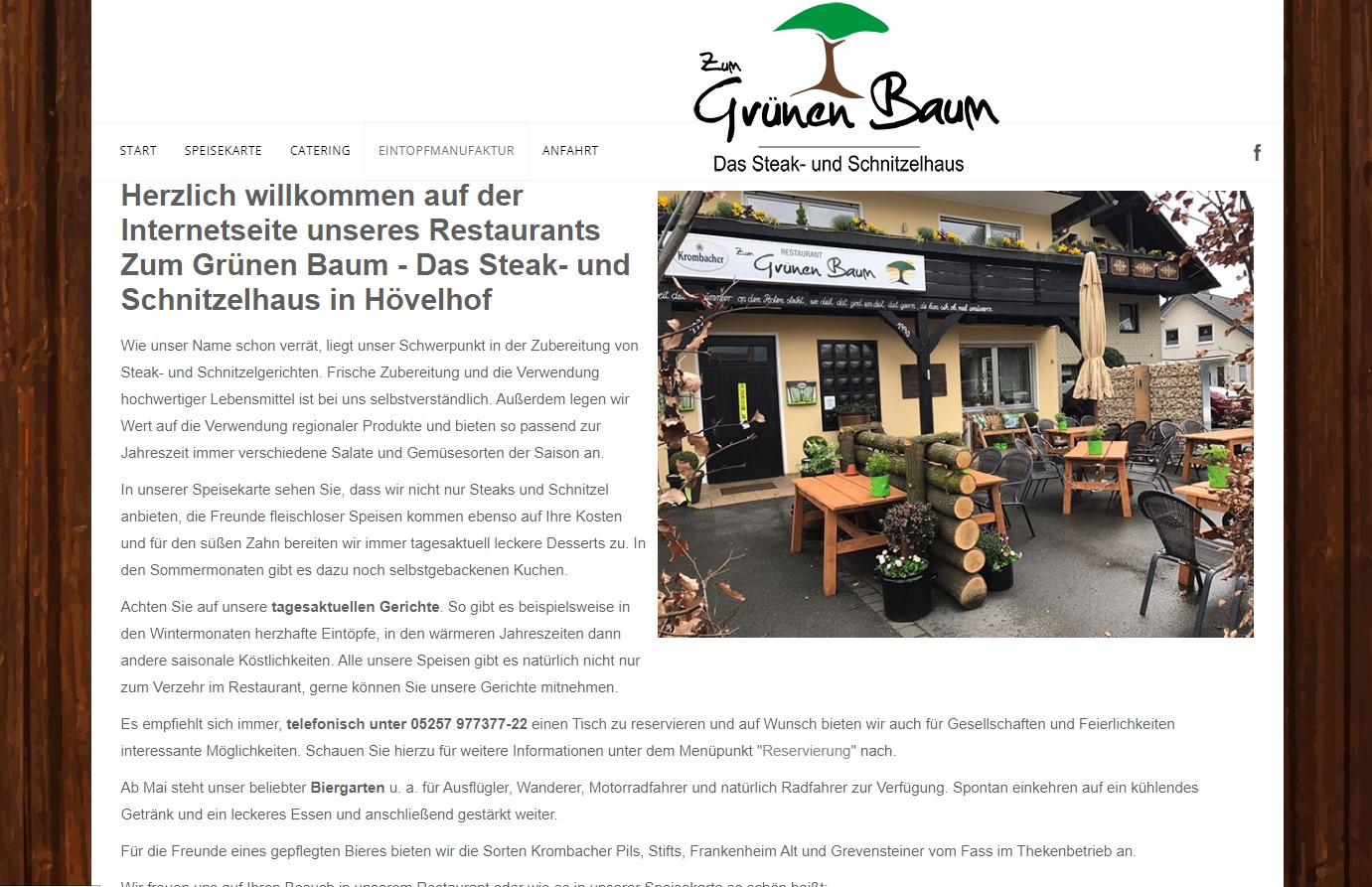 Restaurant Zum Grünen Baum in Hövelhof