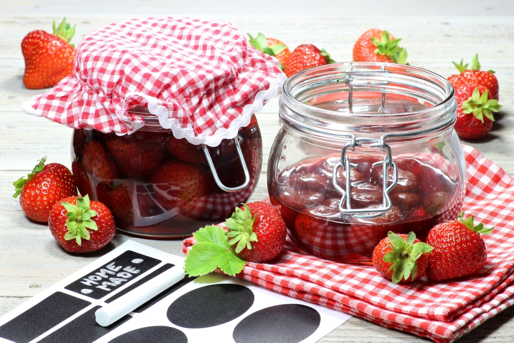 Aromatische Erdbeeren das ganze Jahr Konservierungsmöglichkeiten