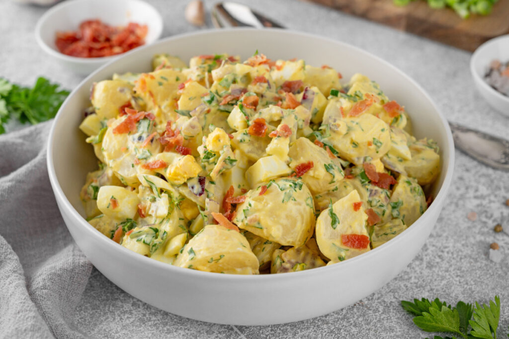 Perfekter Begleiter für Grillabende Kartoffelsalat