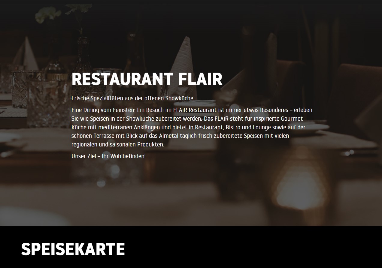 Restaurant FLAiR Gourmet-Küche in Büren