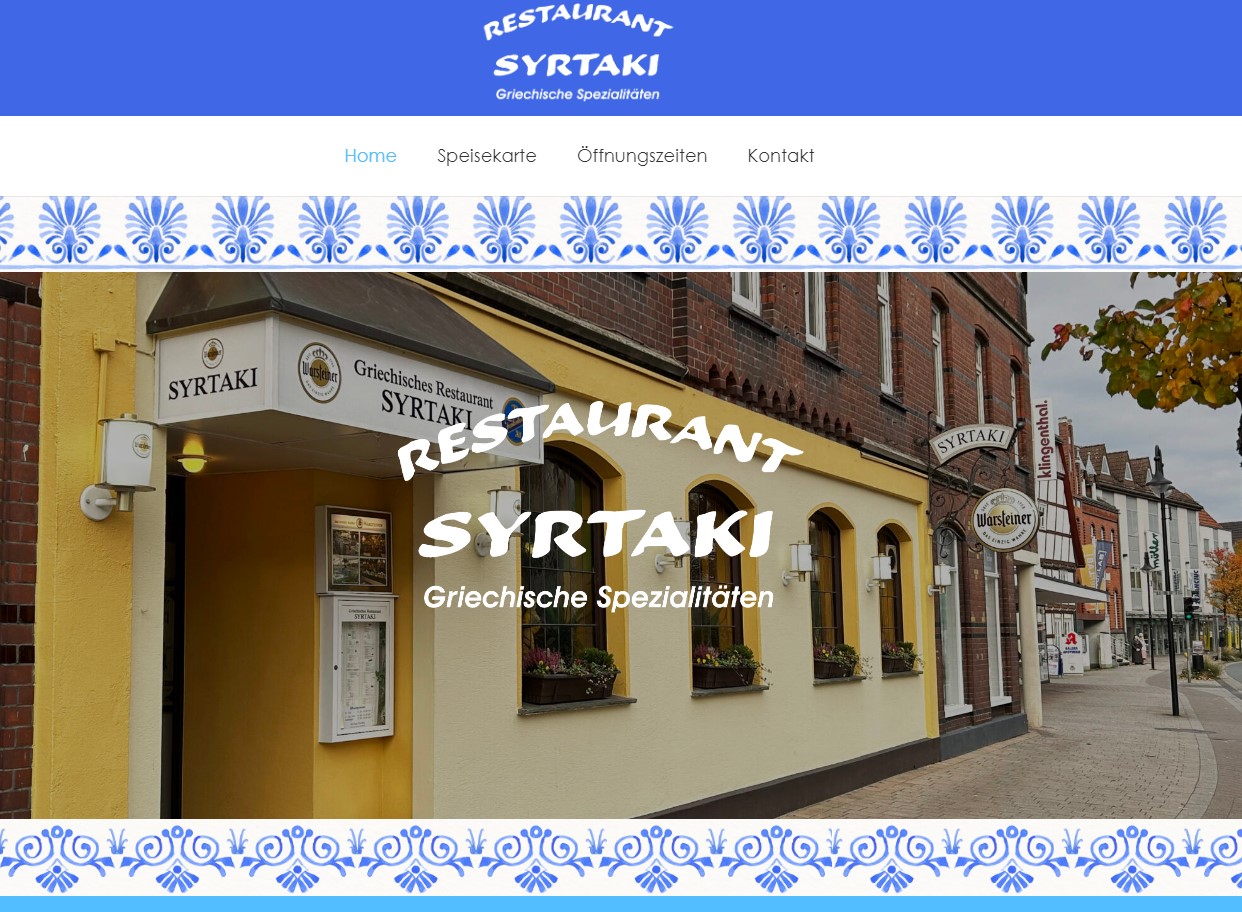 Syrtaki Restaurant Ihre griechische Oase in Salzkotten