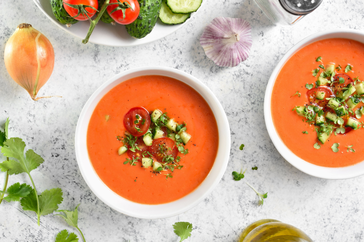 Erfrischendes Gazpacho Die perfekte Sommer-Suppe