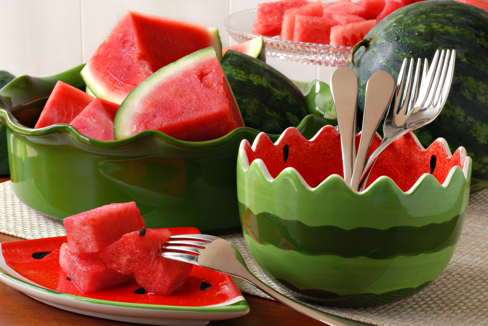 Von der Beilage bis zum Dessert Wassermelone in verschiedenen Gängen