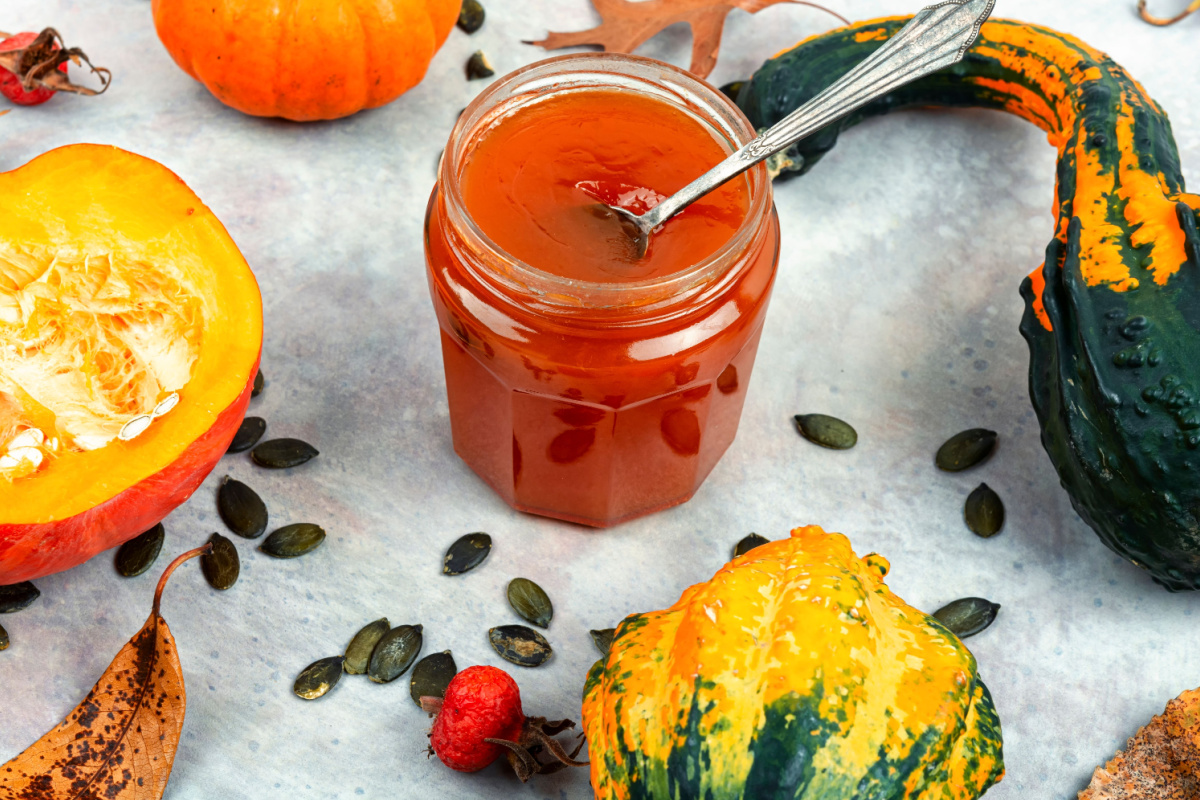 Kürbismarmelade mit Orange und Ingwer Genuss im Glas