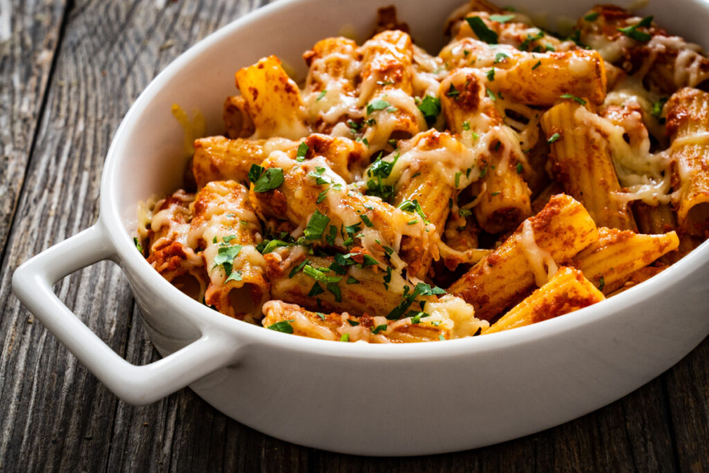 Nudelauflauf mit Hackfleisch und Paprika Schnell und lecker