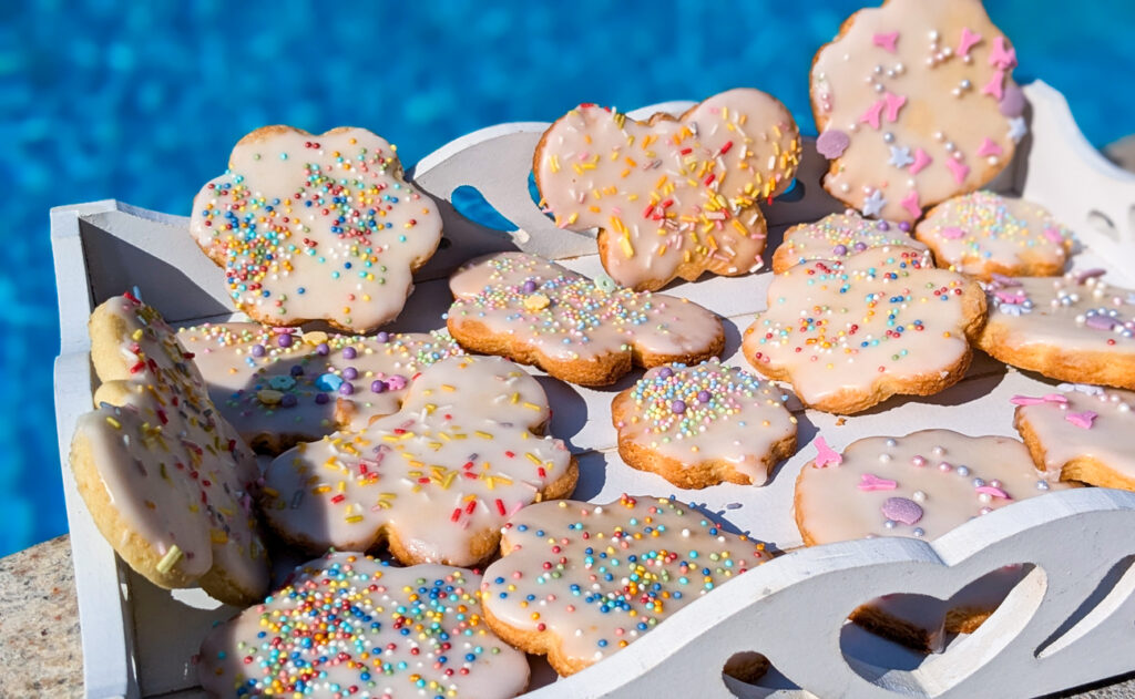 Sommerlich, süß und bunt Sommer Plätzchen mit Zuckerglasur