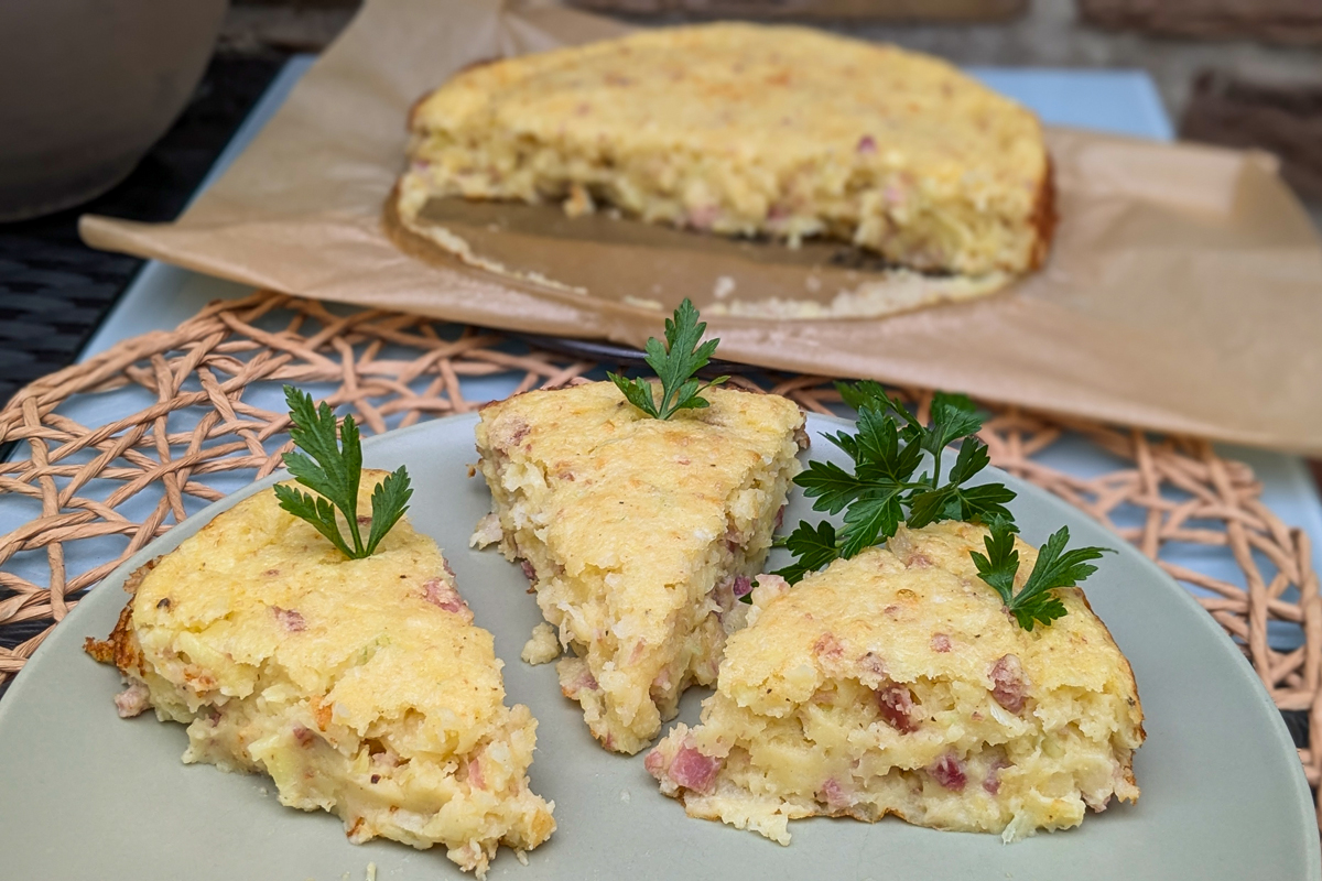 Zwiebelkuchen ohne Hefe Herzhaft und unkompliziert