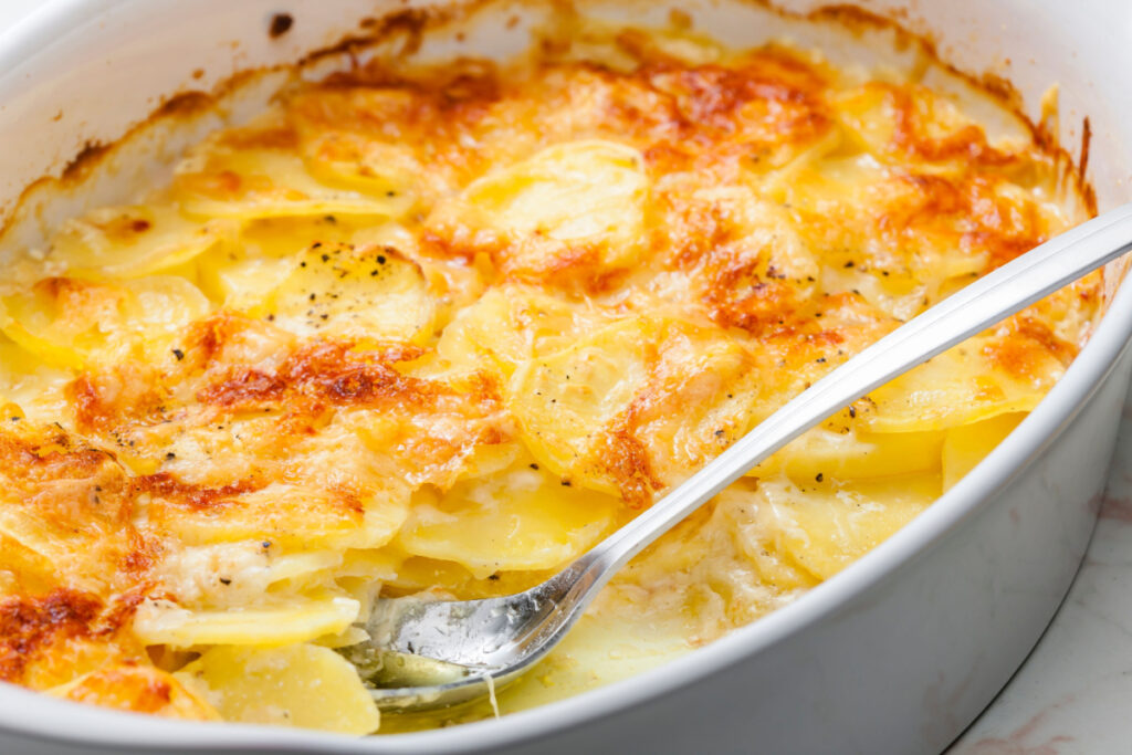 Das Beste aus Kartoffeln und Käse Gratin für die Seele