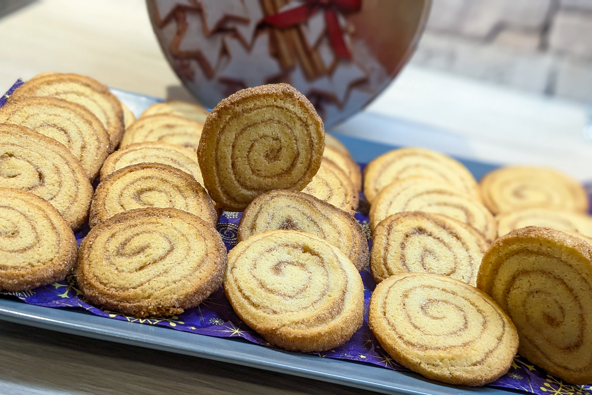 Die kleine Schwester der Zimtschnecke Zimtschnecken-Plätzchen