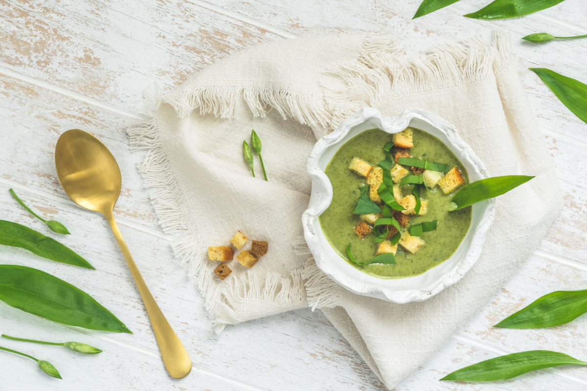 Bärlauchsuppe Frühlingsfrisch und aromatisch