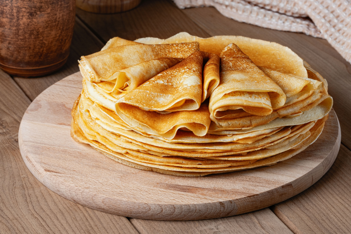 Perfekt für den Brunch Pfannkuchen mit Kefir