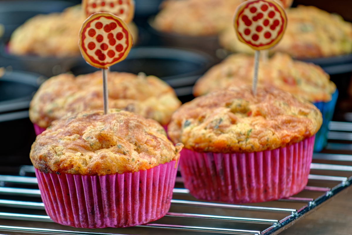 Pizzamuffins Der perfekte Snack für Feste