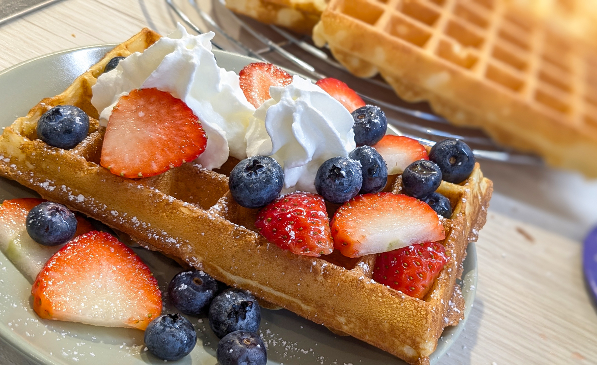 Buttermilch-Waffeln Die ideale Waffel für Groß und Klein